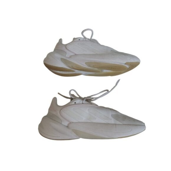 Adidas Ozelia White and Pink Lace Up GW1499 Women's Size 7 Preowned Condition - Picture 3 of 12